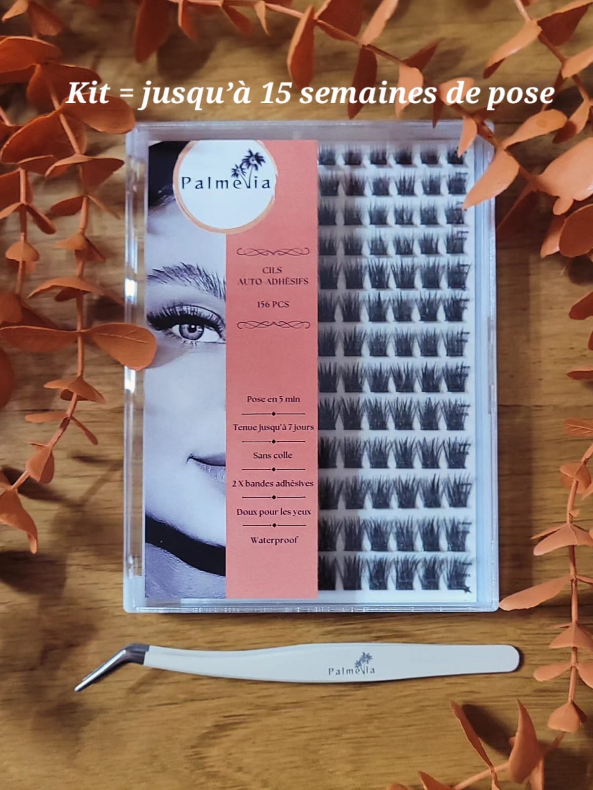 Kit complet Cils Auto-Adhésifs.